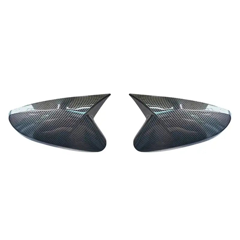 For Hyundai Veloster 2012-2018 Car Rear View Mirror Cover Exterior Accessoires Ox Horn Side Shell Reverse Caps Trim Carbon Fiber Carbon fiber pattern