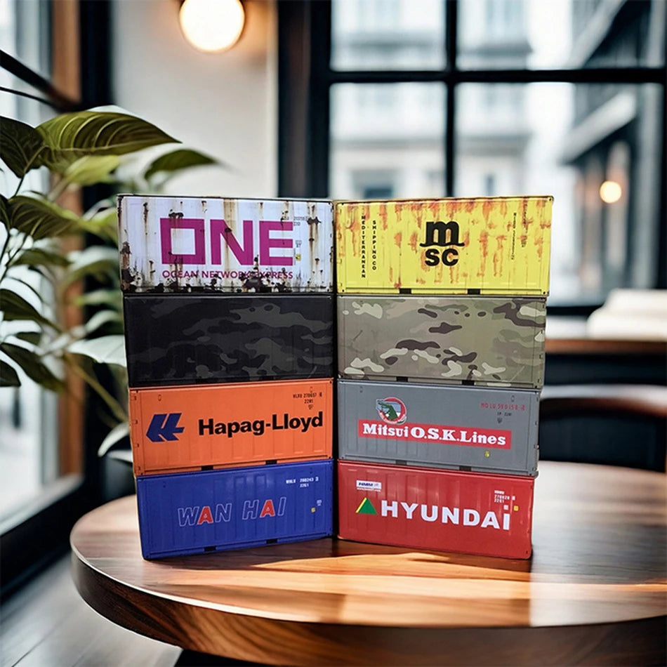 Coolplay Retro Industrial Iron Mini Storage Box Set &ndash; Creative Desktop Decoration 8pcs B / no dolls