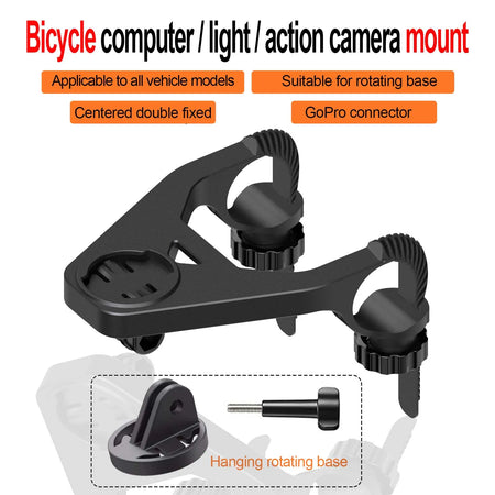 Bicycle Computer Mount Extension Bracket &ndash; Versatile Gopro Connection Interface