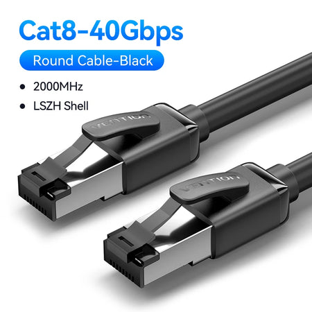 Vention CAT8 Ethernet Cable 40Gbps LSZH SFTP Round / CHINA / 2m