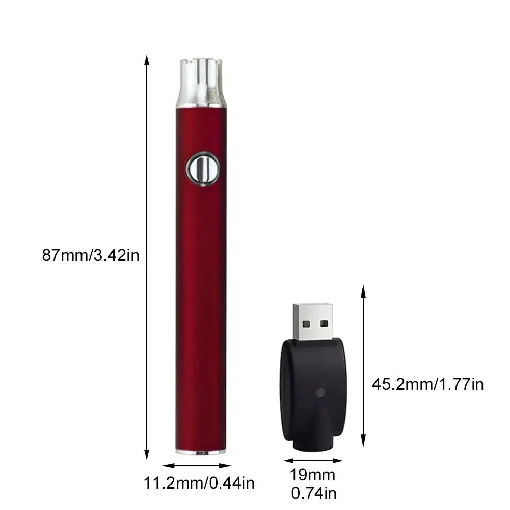 Cordless USB Soldering Pen 5V 8W Rechargeable Temp Control 350 mAH red