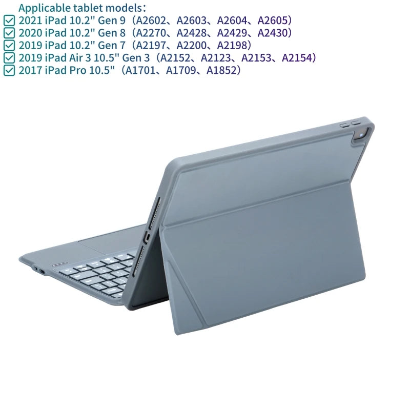 Magic Backlit Keyboard Case for iPad Air 11 2024 M2 &ndash; Slim iPad10.2 Air Pro10.5