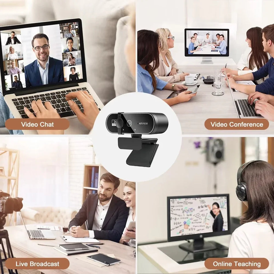 Mini 1080P web-kamera s automatskim fokusom i ugrađenim mikrofonom za PC prijenosno računalo