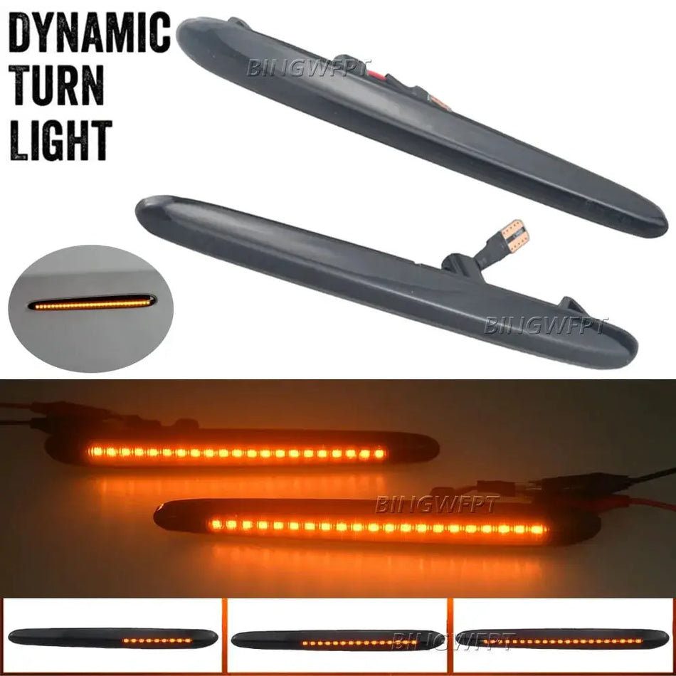 2Pcs LED Dynamic Side Marker Lights Arrow Turn Signal Blinker Lamps For Alfa Romeo Giulietta 940 Juliet Sprint Veloce 2010-2021 by InterCyprus Trading Ltd