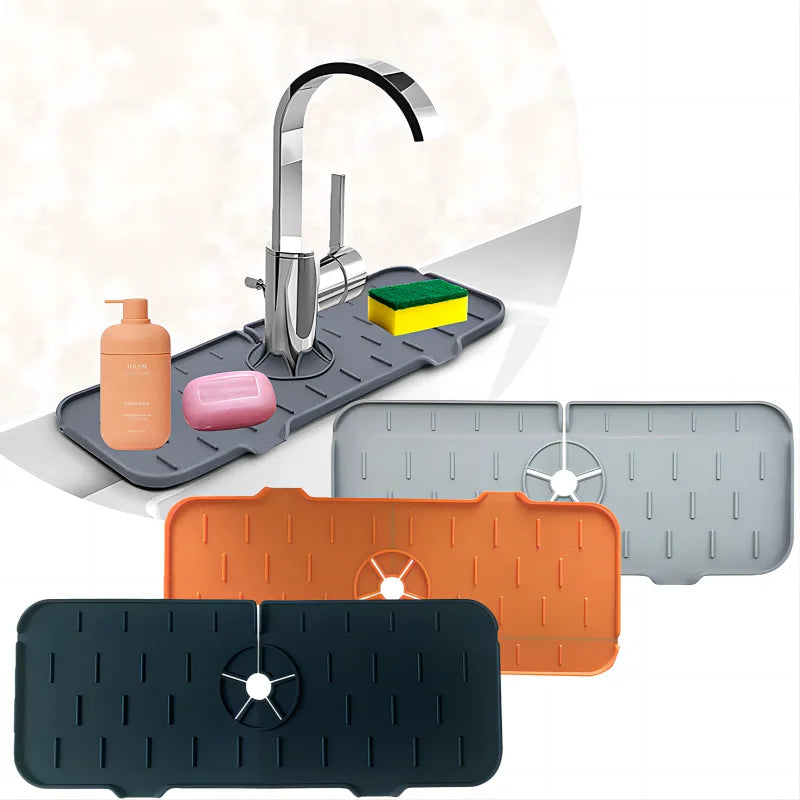 Kitchen Faucet Absorbent Pad - Countertop Protection