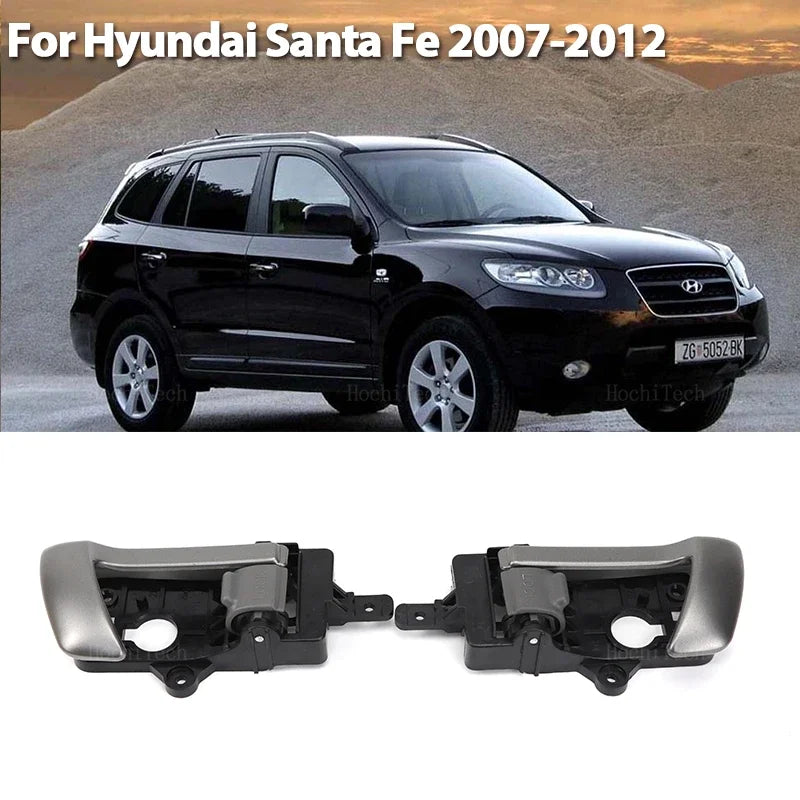Manija Interior de Puerta de Plástico para Hyundai Santa Fe 2007-2012 Frontal Izquierda Derecha