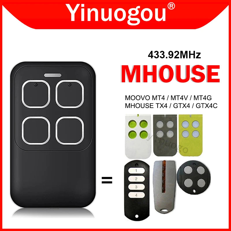 Universal Garage Door Remote Control Duplicator - 280MHz to 868MHz