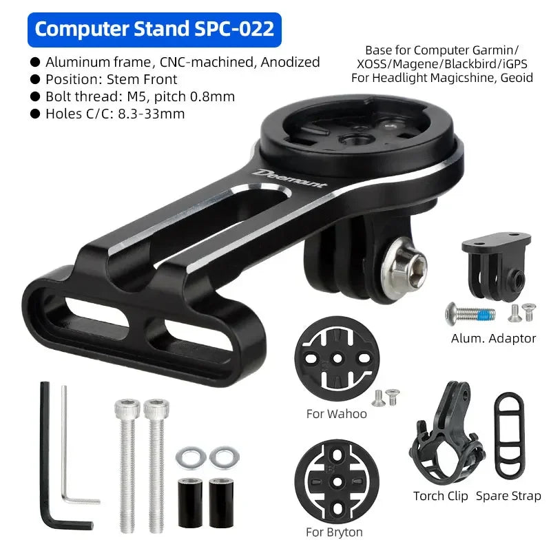 DEEMOUNT Extra Thick Aluminum Stand &ndash; Firm Install No Tilting Design For Wahoo B01B / CHINA