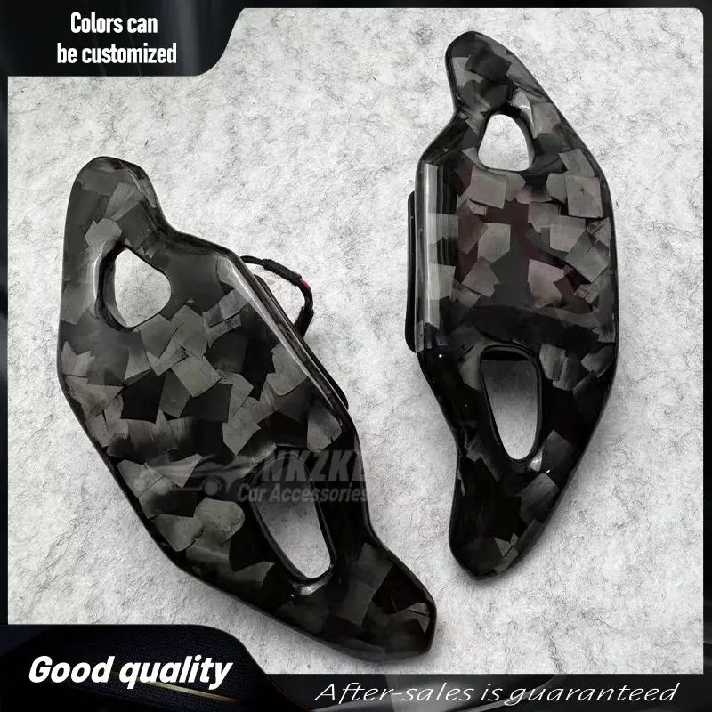 Forged carbon fiber large foil shift paddles suitable for Audi A4 B9 Q5L Q3L C8 C7 PA Lamborghini shift pad by InterCyprus Trading Ltd