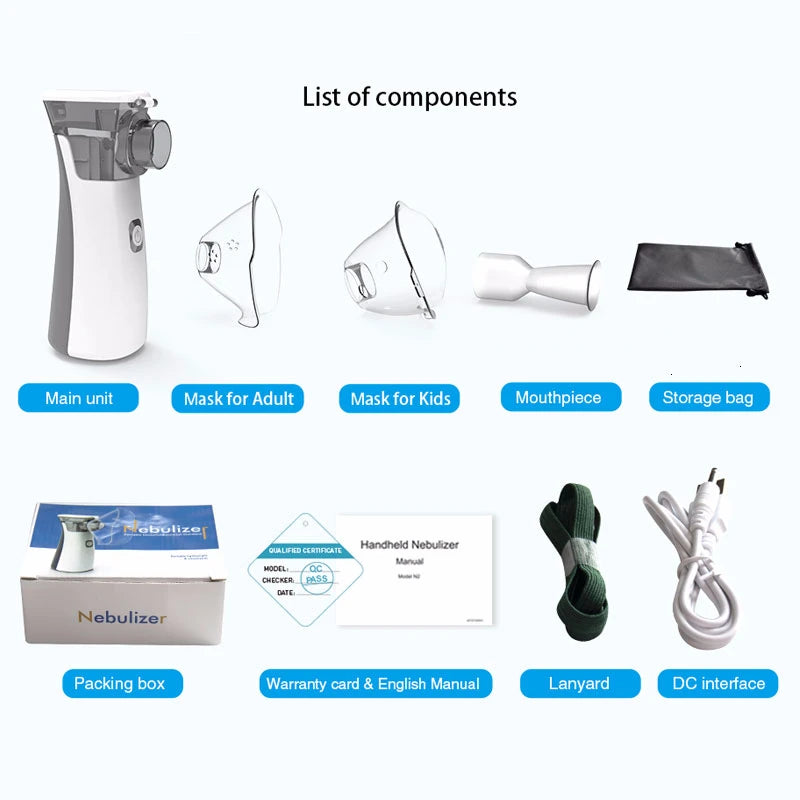 JYHealth Nebulizer N2 &ndash; Ultra Quiet Portable Inhaler