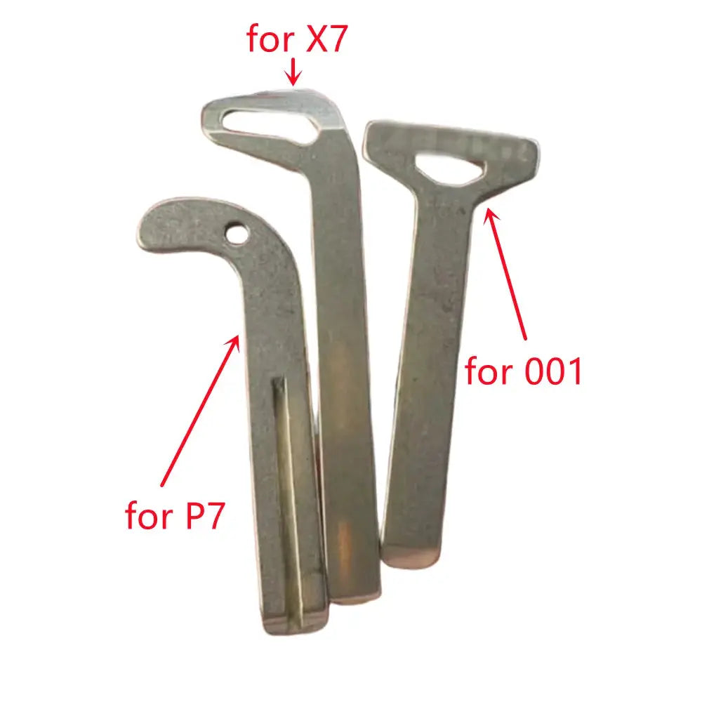 10PCS/Lot Car Smart Emergency Insert Key Blank Blade Replacement for ZEEKR 001 Xiaopeng P7 for BMW X7 Lixiang L1 L9 by InterCyprus Trading Ltd