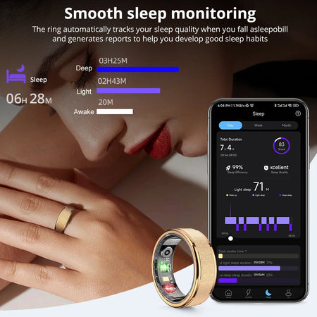 COLMI R10 Smart Ring - Health Monitor with 5ATM Waterproof &amp; Multi-sport Mode