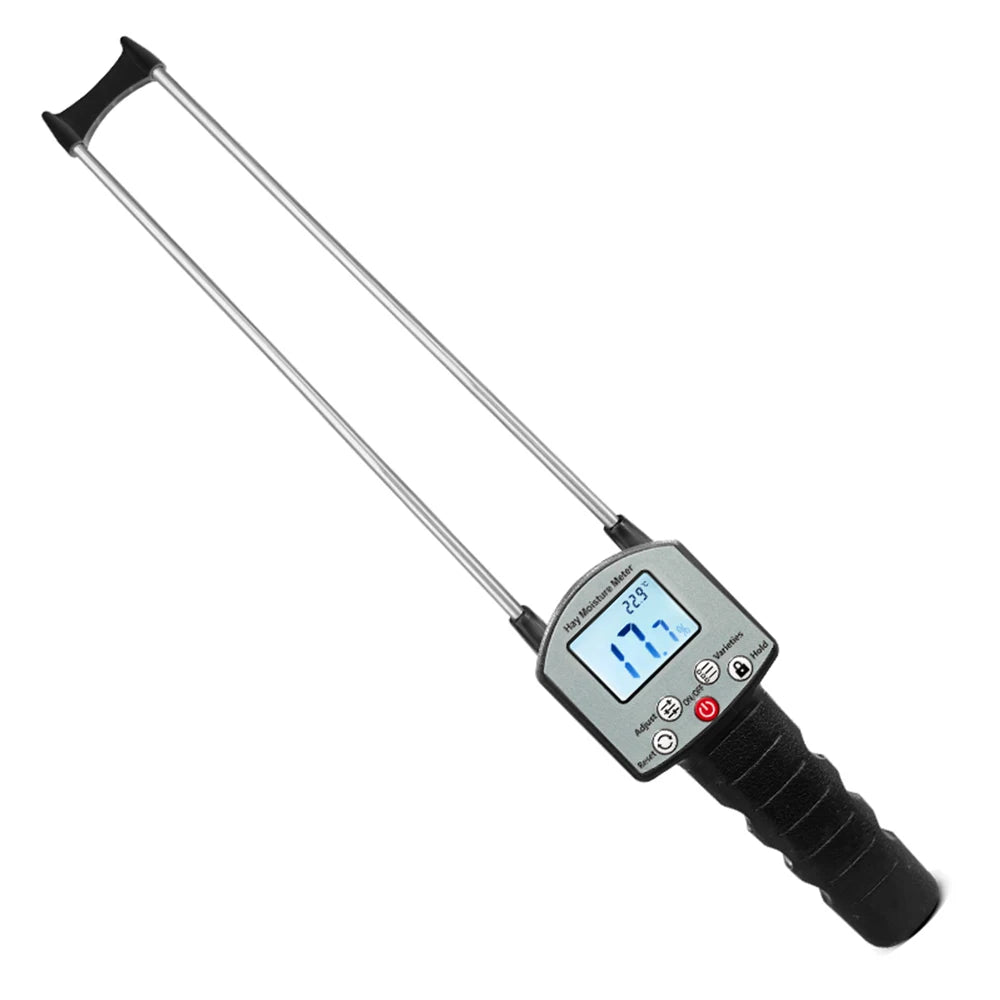 TK100 Hay Moisture Tester LCD Display - 0-80% Water Content black