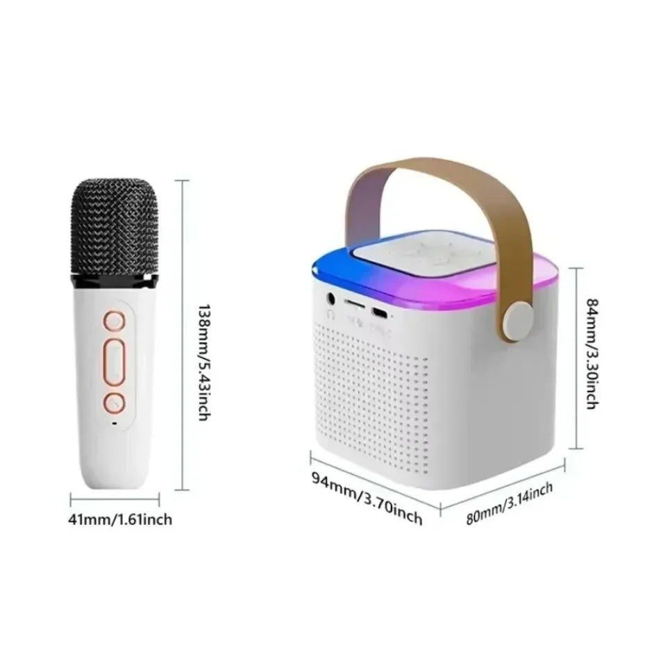 Y1 Bluetooth 5.3 Karaoke Machine &ndash; Dual Microphones
