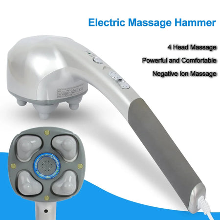 Handheld Massager A06N - 4 Head Anion Electric Massage