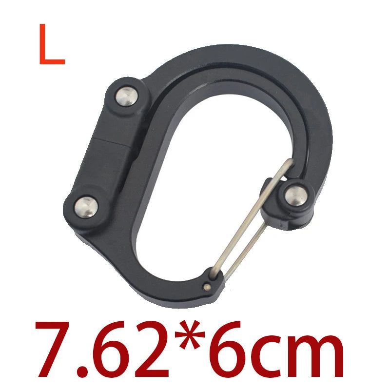 Multifunctional Hybrid Gear Clip - 360 Degree Swivel 2 black L
