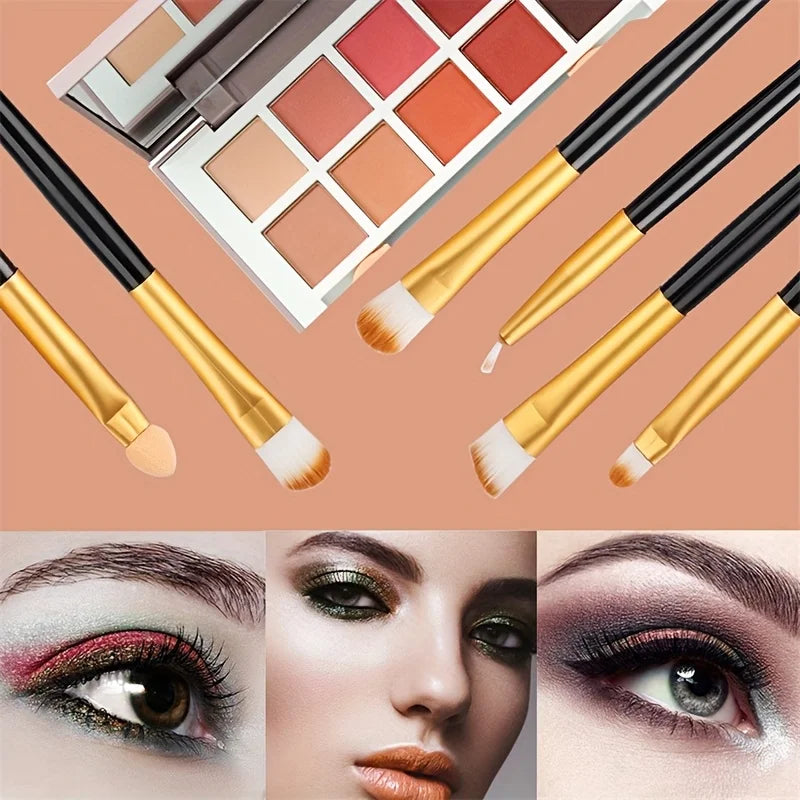 Portable 8/22/34Pcs Makeup Brush Set - Soft, Versatile Beauty Tool Kit