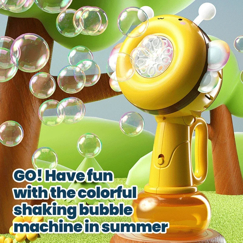 Automatic Bee Bubble Machine - Battery Powered Fun