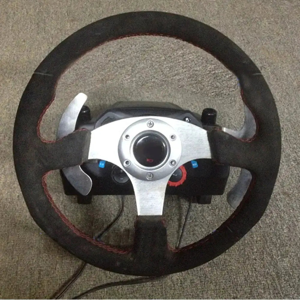 14" Deep Steering Wheel 2 Pieces Heavy Duty Paddle Shifter Upgrade Steering Wheel Controller Concave for Logitech G29 G920 by InterCyprus Trading Ltd