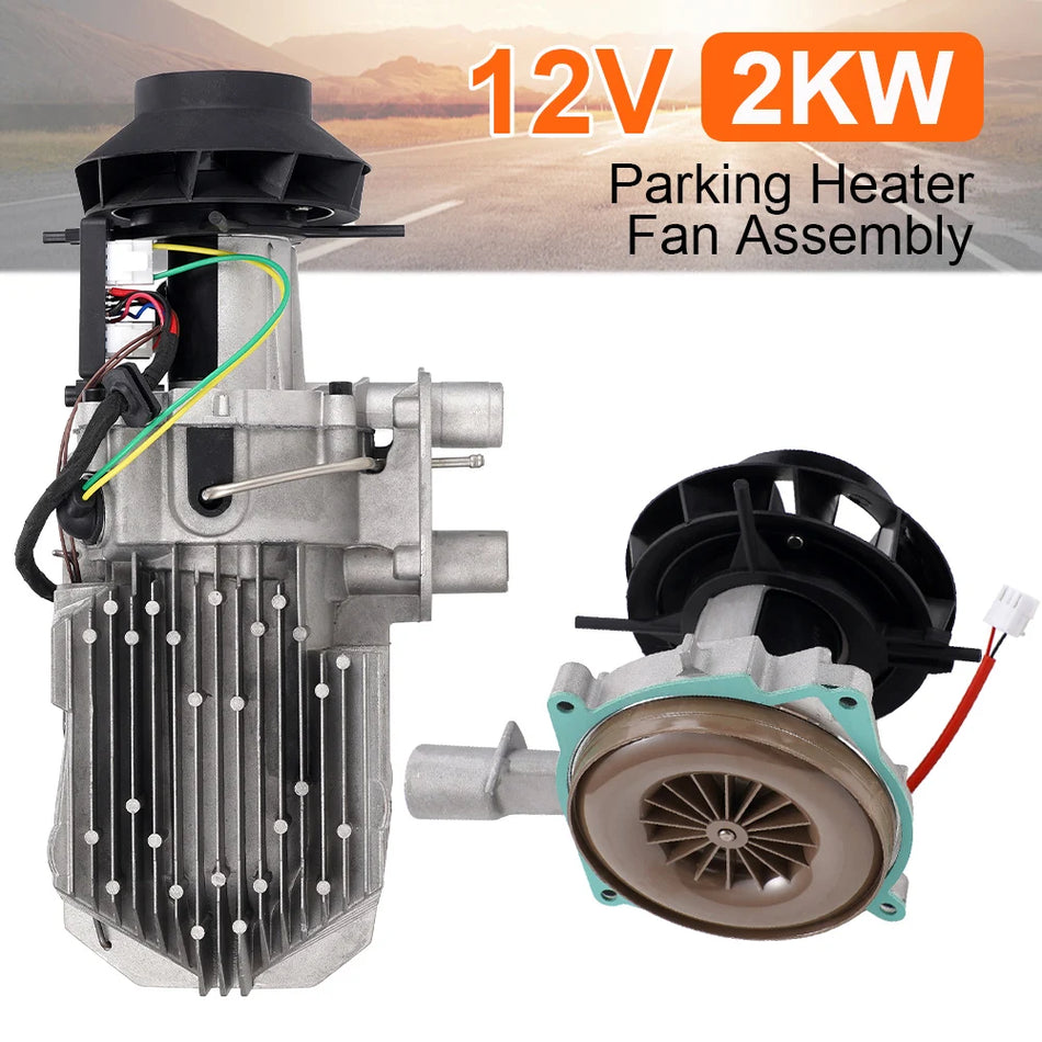 12V puhurimootor parkimiskütte jaoks 2KW Airtronic D2 D4, madal müra