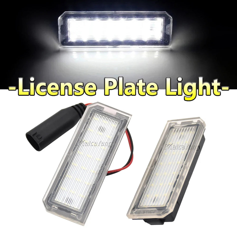 Luces de Matrícula LED Blancas Sin Errores para Land Rover L494 L405 VW Golf