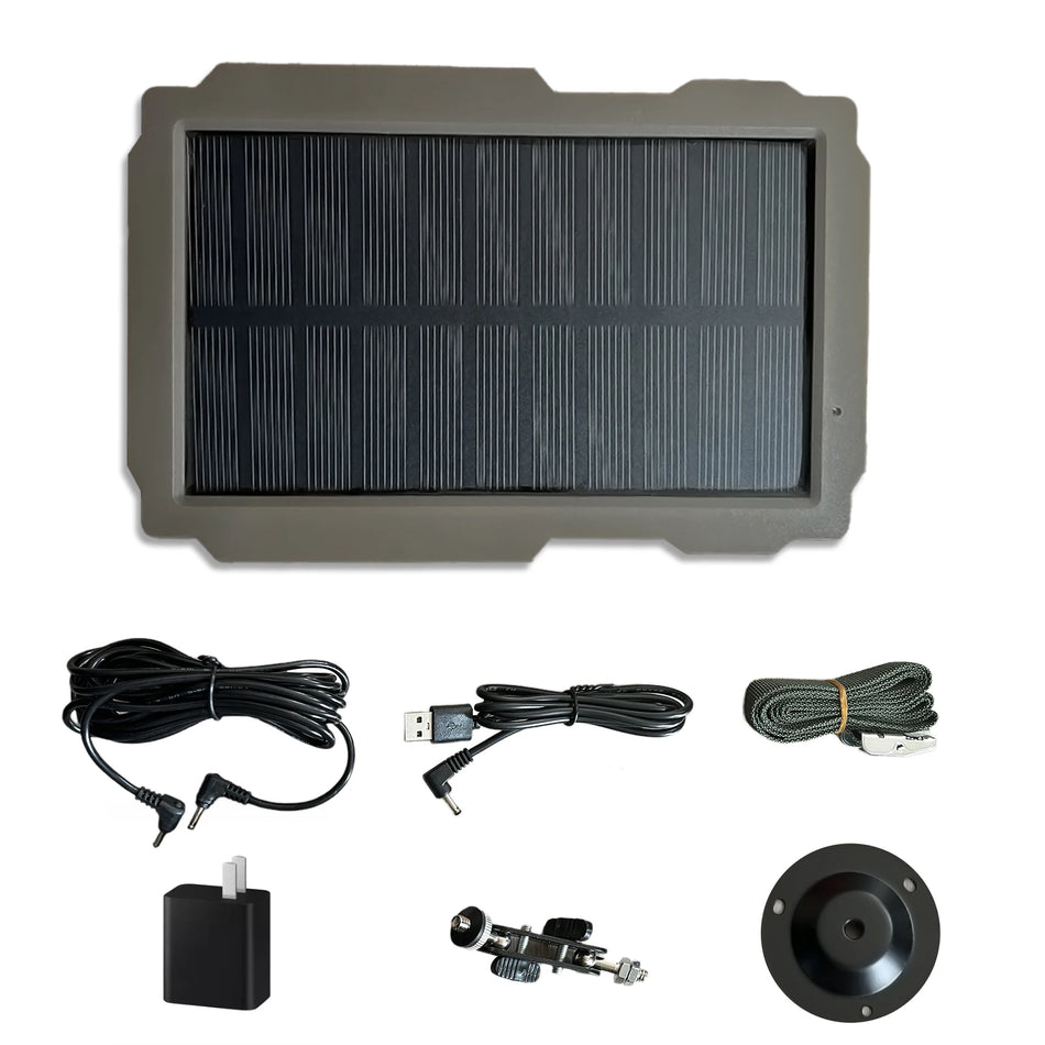 Trail Game Camera Solar Panel Kit 6V-12V &ndash; Solar Powered