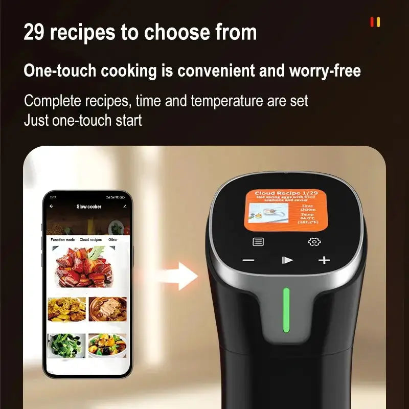 1100W Digital Sous Vide Immersion Circulator IPX7 Waterproof