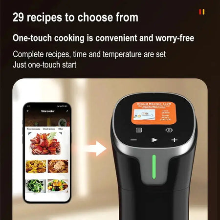 1100W Digital Sous Vide Immersion Circulator IPX7 Waterproof