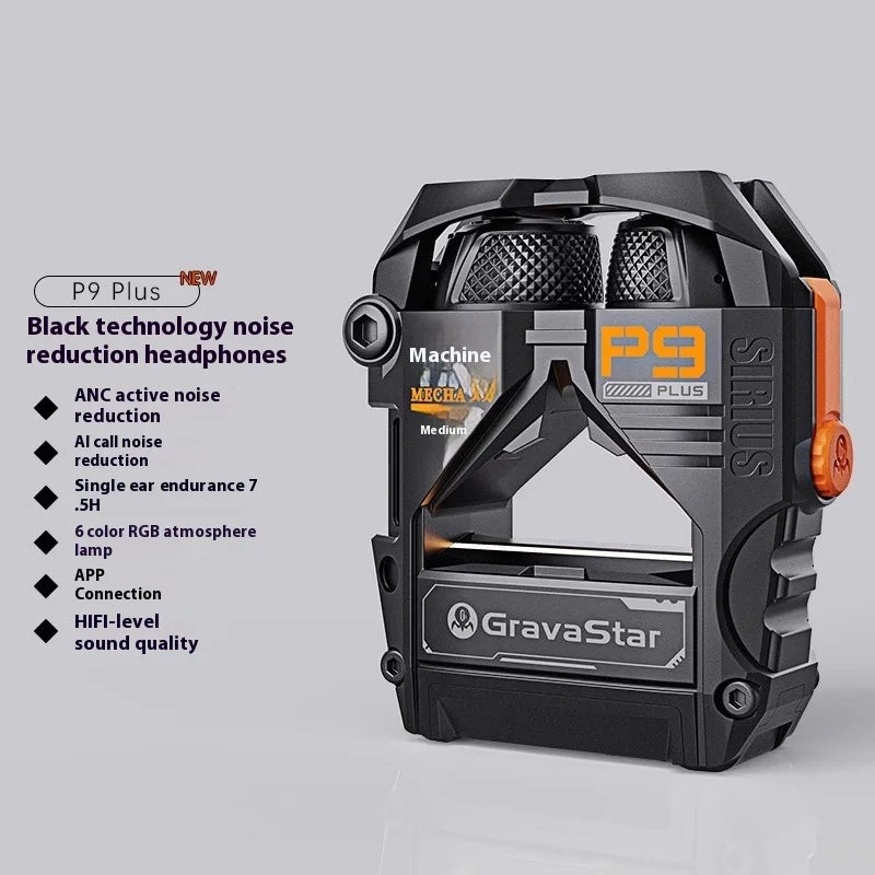 GravaStar P9 Plus Bluetooth Earphone - Portable Gaming Earbuds with HiFi Sound