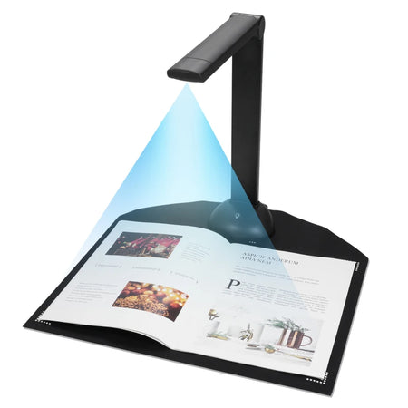 HD Document Camera Book Scanner A3 A4 with LED Light &amp; Multi-Language OCR Default Title