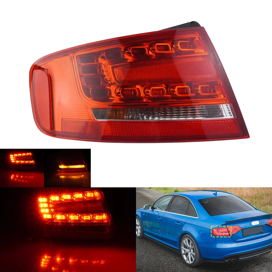 LED Achterlichtassemblage Links Buiten voor Audi A4 B8 8K 2009-2012