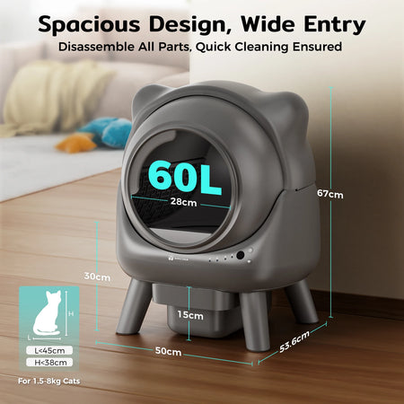 Amicura Cura X1 &ndash; Automatic Self-Cleaning With App Control