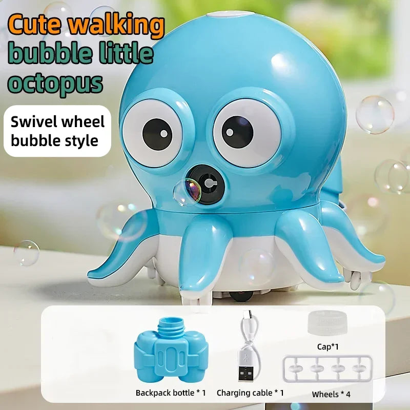 Walking Octopus Bubble Machine &ndash; Two Gear Light Music Modes Bubble style