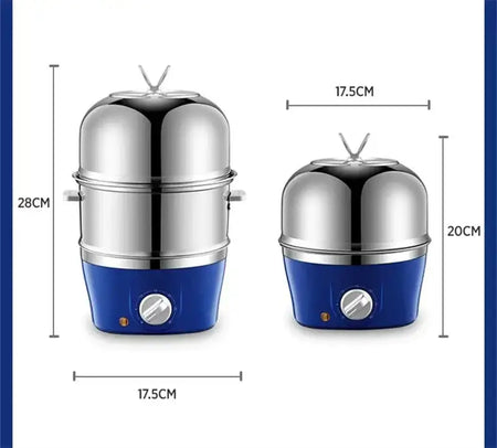 Electric Egg Boiler Double Layer Breakfast Maker Pro