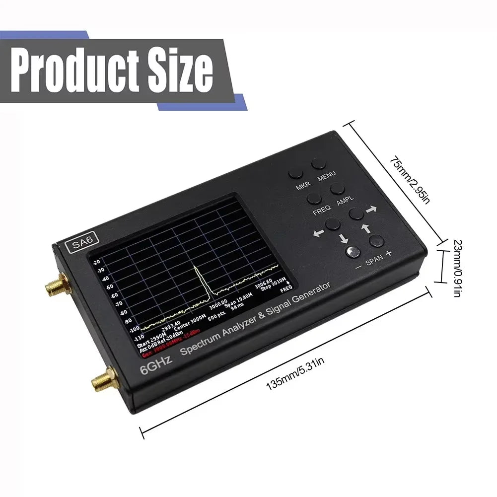 SA6 6GHz Portable Spectrum Analyzer &ndash; Signal Generator
