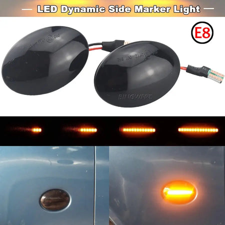 Turn Signal LED Side Marker Light Dynamic Blinker Indicator For Ford Fiesta MK3 MK4 KA Mondeo MK1 Transit Tourneo MK6 MK7 by InterCyprus Trading Ltd