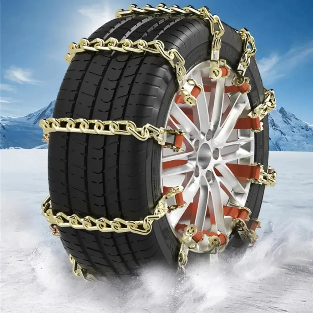 Car Winter Snow Chain &ndash; Anti Slip Wear Resistant Quick Fit