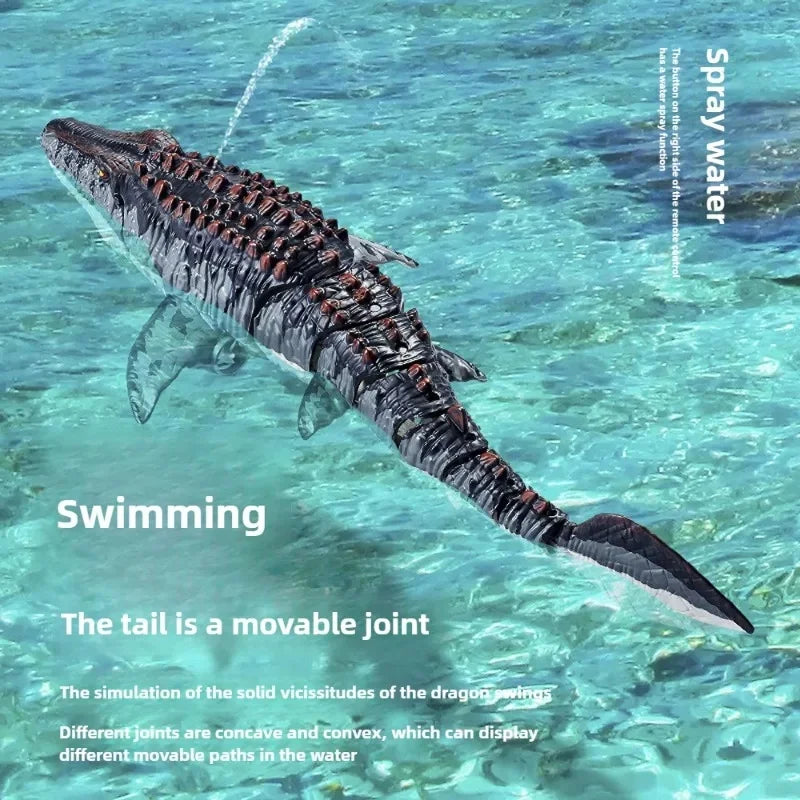 Remote Control Dinosaur RC Boat Toy &ndash; Water Spray Fun