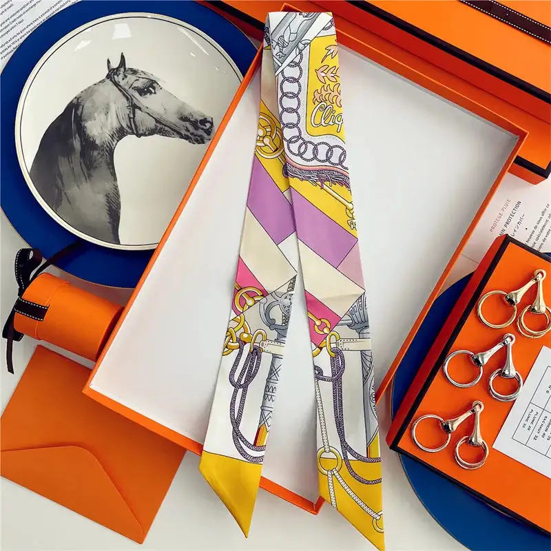 JTVOVOC Silk Scarf &ndash; Elegant Versatility for Any Outfit JZP023-05 / 5x85cm