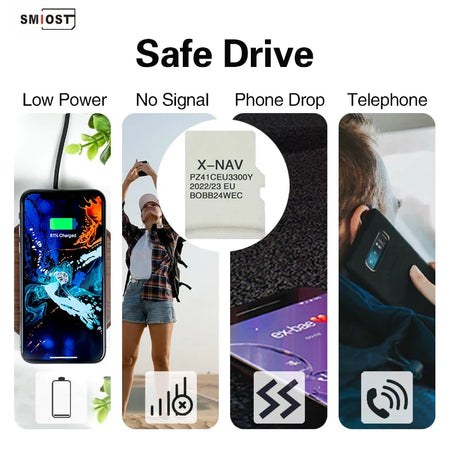 SMIOST For Toyota AYGO 2023 TF Card GPS 8GB - Newest Maps