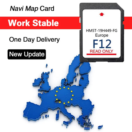 Newest 2024 EU Map Version for Ford Focus &ndash; Full Europe Navigation System SD Card