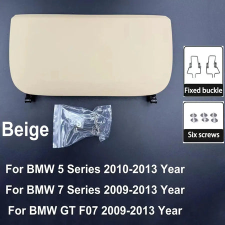 For BMW 5 7 GT Series 2009-2017 F10 F11 F01 F02 F07 Car Seat Back Panel Leather Backrest Storage Pocket Cover by InterCyprus Trading Ltd