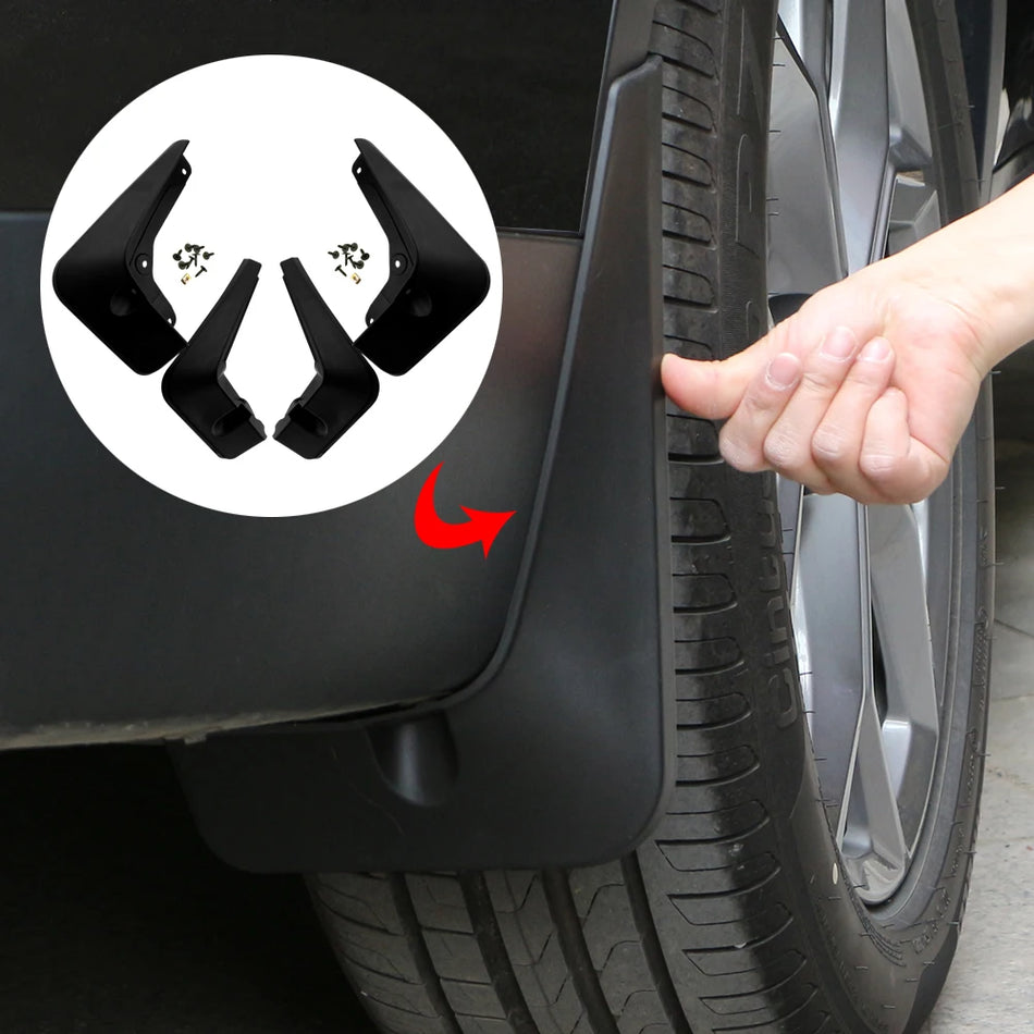 Брызговики BMW X3 G01 из АБС-пластика передние и задние, 4 шт.