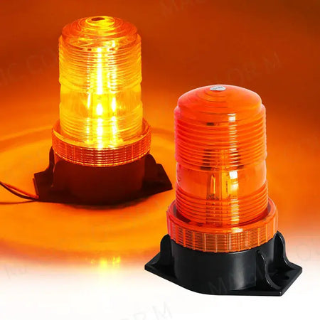 12-24V 48V 60V 80V 30 LED High Power Emergency Warning Flash Strobe Light Beacon for Forklift Truck School Bus Amber Blue Red by InterCyprus Trading Ltd