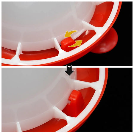 Poultry Feeder Automatic Drinker Bucket &ndash; 3L Capacity