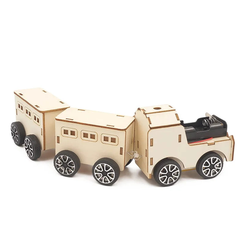 Tehnologija Znanost STEM Igračka Set DIY Električni Vlak Model