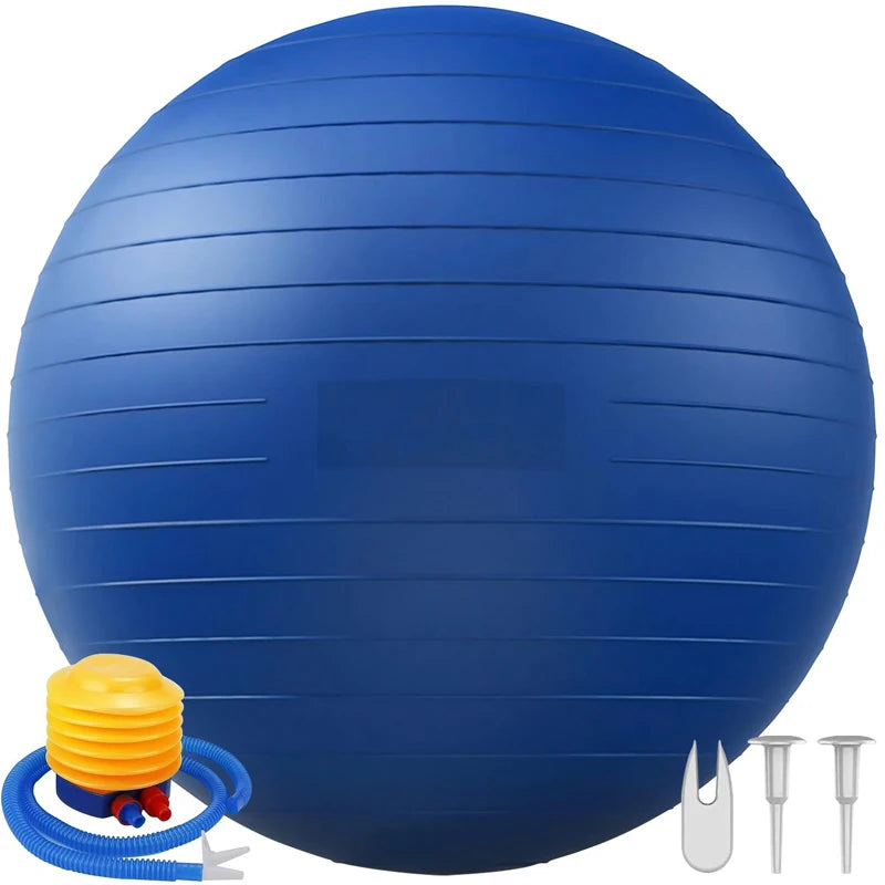 65/75/85cm Balance Ball &ndash; Pregnancy Safe Yoga Fitness Ball Blue-85cm