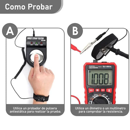 Anti Static Bracelet ESD Grounding Cable &ndash; 360 Rotation