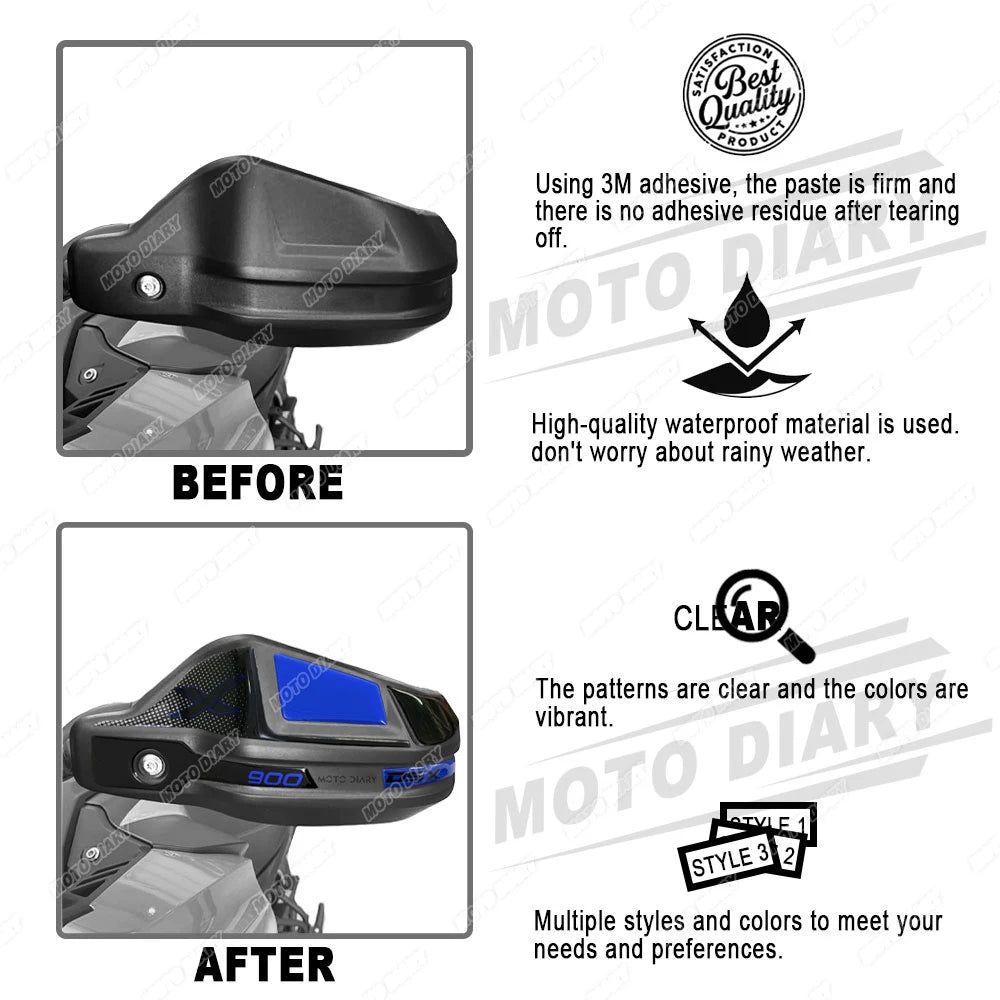 For VOGE Valico DS900X Handguard Shield Stickers &ndash; Durable Motorcycle Protection