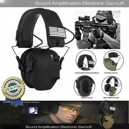 Tactical Electronic Shooting Earmuff &ndash; Noise Reduction